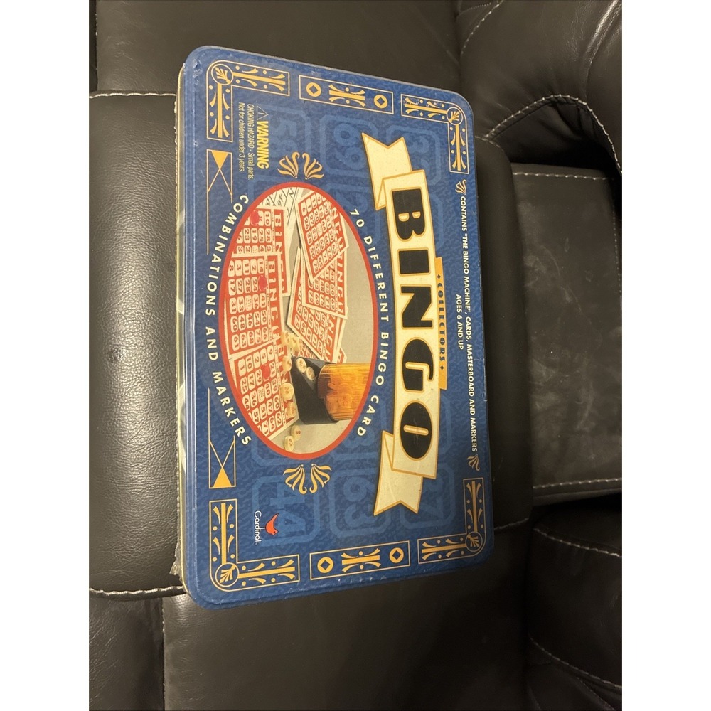 BINGO Cardinal Edition Collectors Tin Sealed With Markers - Brand New